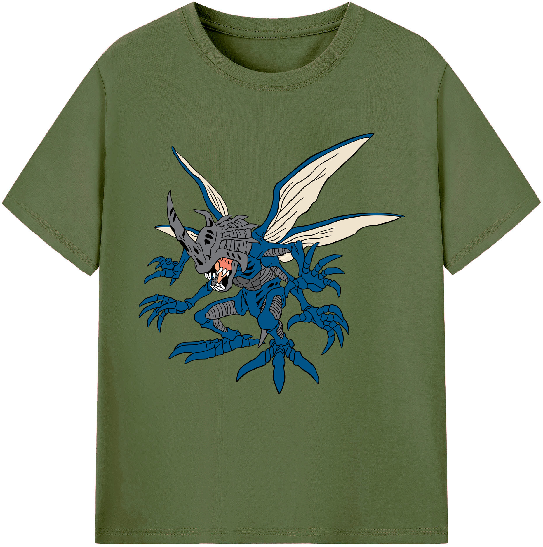 （画像用） Digimon デジタルモンスター/デジモン 綿100％半袖Tシャツ（フロントプリント）